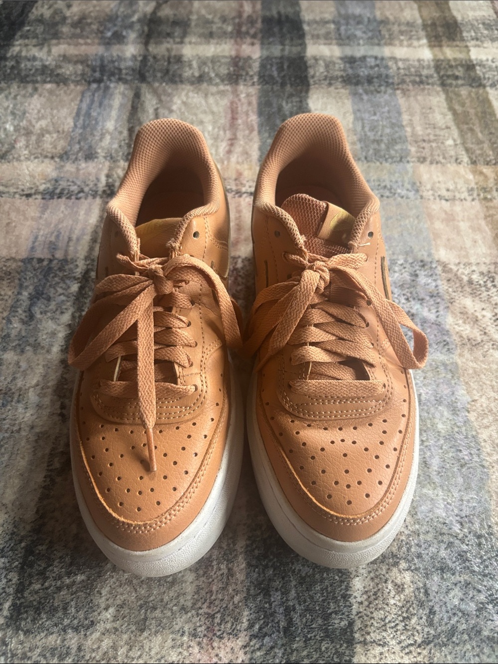 Nike Women's Peach-Tan Low-Top Sneakers